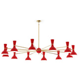 Robert Abbey (RR12RR) 76" x 10.19"-0" CLARE CHANDELIER