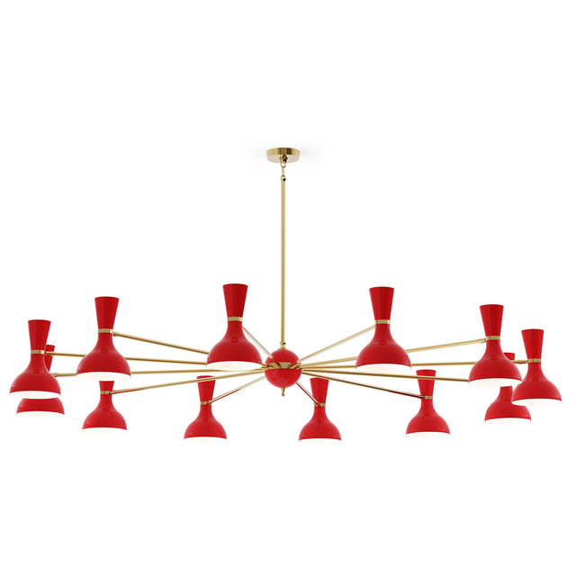 Robert Abbey (RR12RR) 76" x 10.19"-0" CLARE CHANDELIER