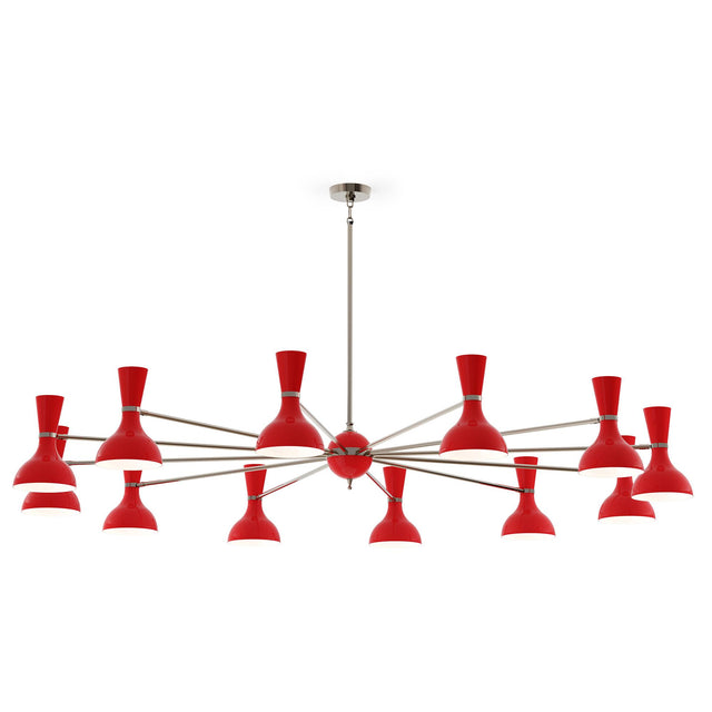 Robert Abbey (RR13RR) 76" x 10.19"-0" CLARE CHANDELIER