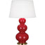 Robert Abbey (RR40X) 10" x 32.75" TRIPLE GOURD TABLE LAMP