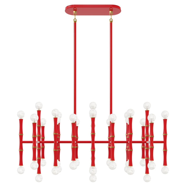 Robert Abbey (RR77) 38.25" x 16.38"-0" KANE CHANDELIER
