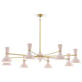 Robert Abbey (RW08RW) 57" x 10.19"-0" CLARE CHANDELIER