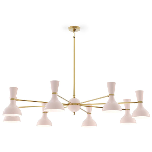 Robert Abbey (RW08RW) 57" x 10.19"-0" CLARE CHANDELIER