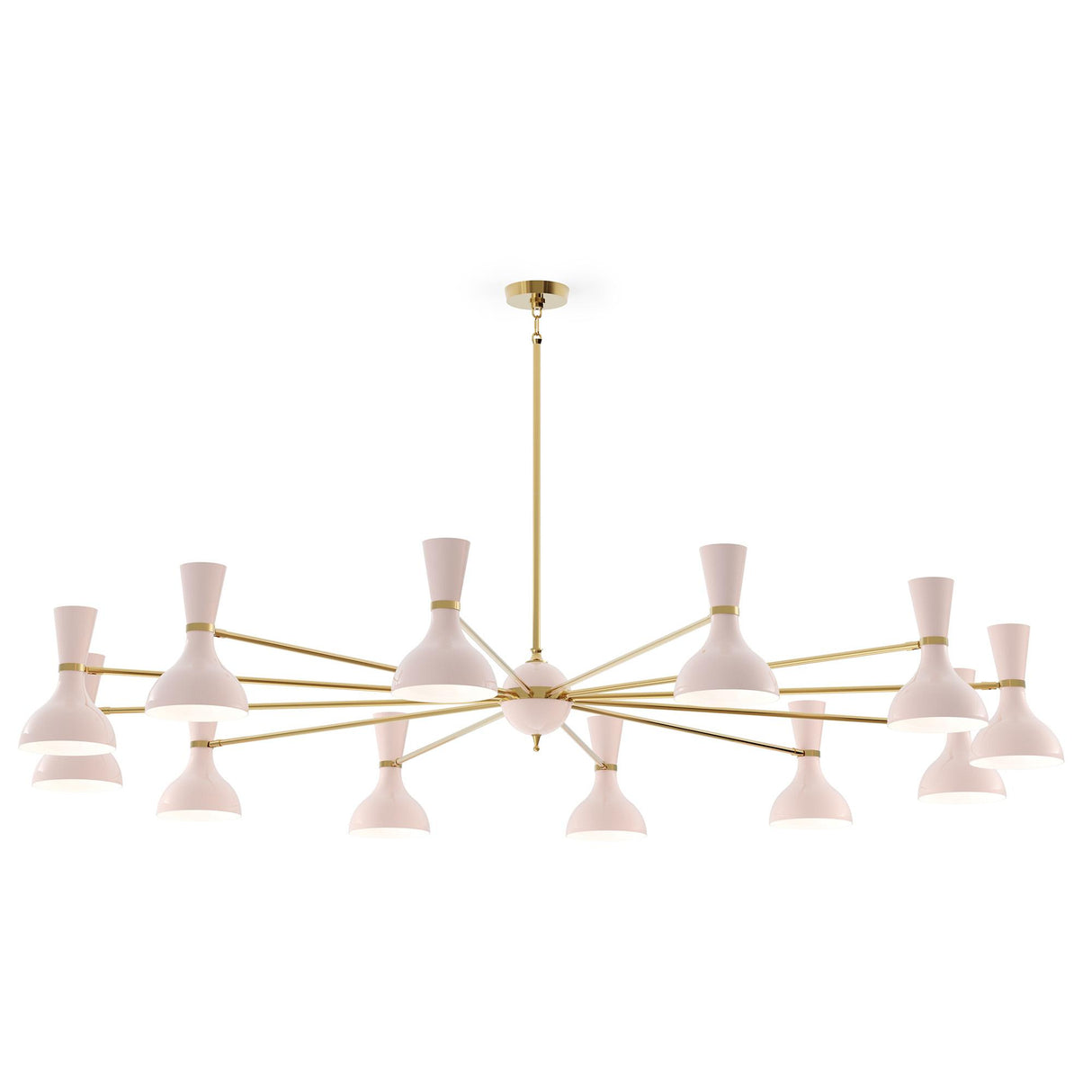 Robert Abbey (RW12RW) 76" x 10.19"-0" CLARE CHANDELIER