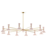 Robert Abbey (RW12RW) 76" x 10.19"-0" CLARE CHANDELIER