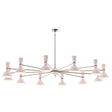 Robert Abbey (RW13RW) 76" x 10.19"-0" CLARE CHANDELIER