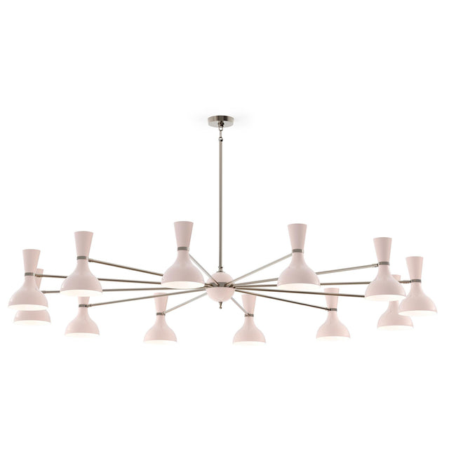 Robert Abbey (RW13RW) 76" x 10.19"-0" CLARE CHANDELIER