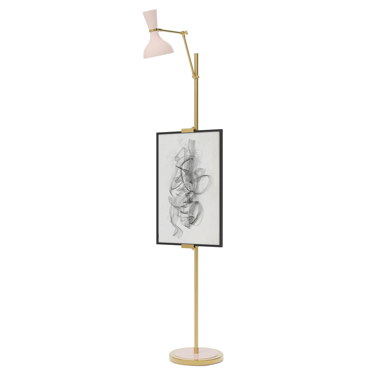 Robert Abbey (RW16RW) 13.5" x 76"-97" CLARE FLOOR EASEL