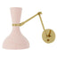 Robert Abbey (RW18RW) 7" x 10.13"-25.25" CLARE WALL SCONCE
