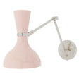 Robert Abbey (RW19RW) 7" x 10.13"-25.25" CLARE WALL SCONCE
