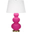Robert Abbey (RZ40X) 10" x 32.75" TRIPLE GOURD TABLE LAMP