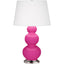 Robert Abbey (RZ42X) 10" x 32.75" TRIPLE GOURD TABLE LAMP