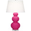 Robert Abbey (RZ43X) 10" x 33" TRIPLE GOURD TABLE LAMP