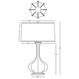 Robert Abbey (RZ994) 11.5" x 31.88" PIKE TABLE LAMP