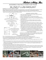 Robert Abbey (S1002) 16.75" x 12" BLING FLUSHMOUNT