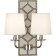 Robert Abbey (S1032) 13.5" x 16.5" WILLIAMSBURG LIGHTFOOT WALL SCONCE