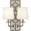 Robert Abbey (S1032) 13.5" x 16.5" WILLIAMSBURG LIGHTFOOT WALL SCONCE
