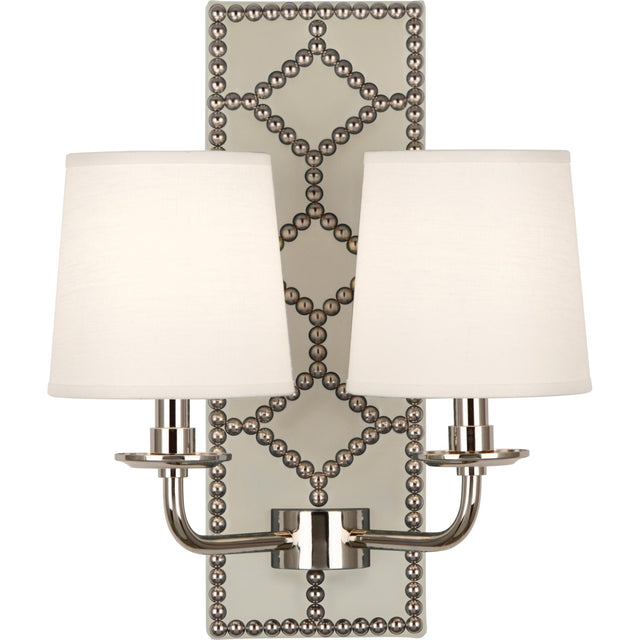 Robert Abbey (S1032) 13.5" x 16.5" WILLIAMSBURG LIGHTFOOT WALL SCONCE