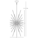 Robert Abbey (S1206) 20.38" x 39.38" ANDROMEDA CHANDELIER