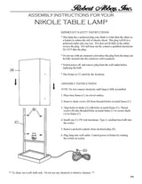 Robert Abbey (S196) 13" x 27.5" NIKOLE TABLE LAMP