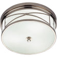 Robert Abbey (S1985) 15" x 6.25" CHASE FLUSHMOUNT