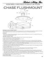 Robert Abbey (S1985) 15" x 6.25" CHASE FLUSHMOUNT
