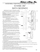 Robert Abbey (S1988) 4.13" x 5.38" CHASE WALL SCONCE