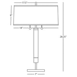 Robert Abbey (S205) 7" x 28.25" DEXTER TABLE LAMP