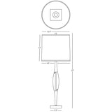 Robert Abbey (S207B) 5.5" x 37" JUNO TABLE LAMP