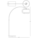 Robert Abbey (S2286) 12.75" x 81" ARCHER FLOOR LAMP
