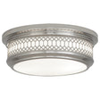 Robert Abbey (S306) 11.75" x 4.25" WILLIAMSBURG TUCKER FLUSHMOUNT