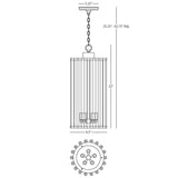 Robert Abbey (S3337) 9.5" x 22" COLE PENDANT