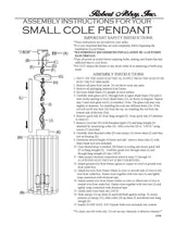Robert Abbey (S3336) 7.5" x 17" COLE PENDANT