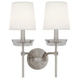 Robert Abbey (S609C) 14.75" x 18" CRISTALLO WALL SCONCE