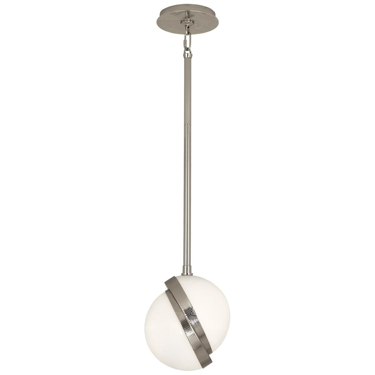 Robert Abbey (S624) 7" x 8.5" MICHAEL BERMAN BRUT PENDANT