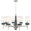 Robert Abbey (S625) 41" x 23.25" CRISTALLO CHANDELIER
