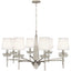 Robert Abbey (S625C) 41" x 23.25" CRISTALLO CHANDELIER