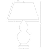 Robert Abbey (SA22X) 9.5" x 31" DOUBLE GOURD TABLE LAMP