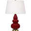Robert Abbey (SA30X) 7.25" x 24.38" SMALL TRIPLE GOURD ACCENT LAMP
