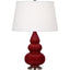 Robert Abbey (SA32X) 7.25" x 24.38" SMALL TRIPLE GOURD ACCENT LAMP