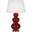 Robert Abbey (SA40X) 10" x 32.75" TRIPLE GOURD TABLE LAMP