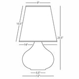 Robert Abbey (SA93) 11.88" x 23.5" JUNE ACCENT LAMP