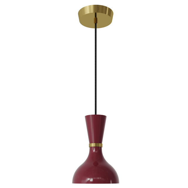 Robert Abbey (SM01SM) 7" x 10.13"-0" CLARE PENDANT
