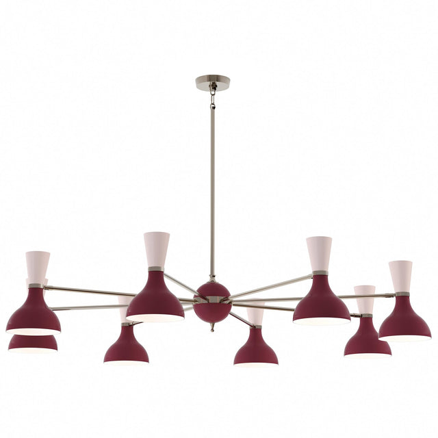 Robert Abbey (SM09RW) 57" x 10.19" CLARE CHANDELIER