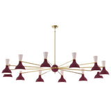 Robert Abbey (SM12RW) 76" x 10.19" CLARE CHANDELIER