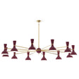 Robert Abbey (SM12SM) 76" x 10.19"-0" CLARE CHANDELIER