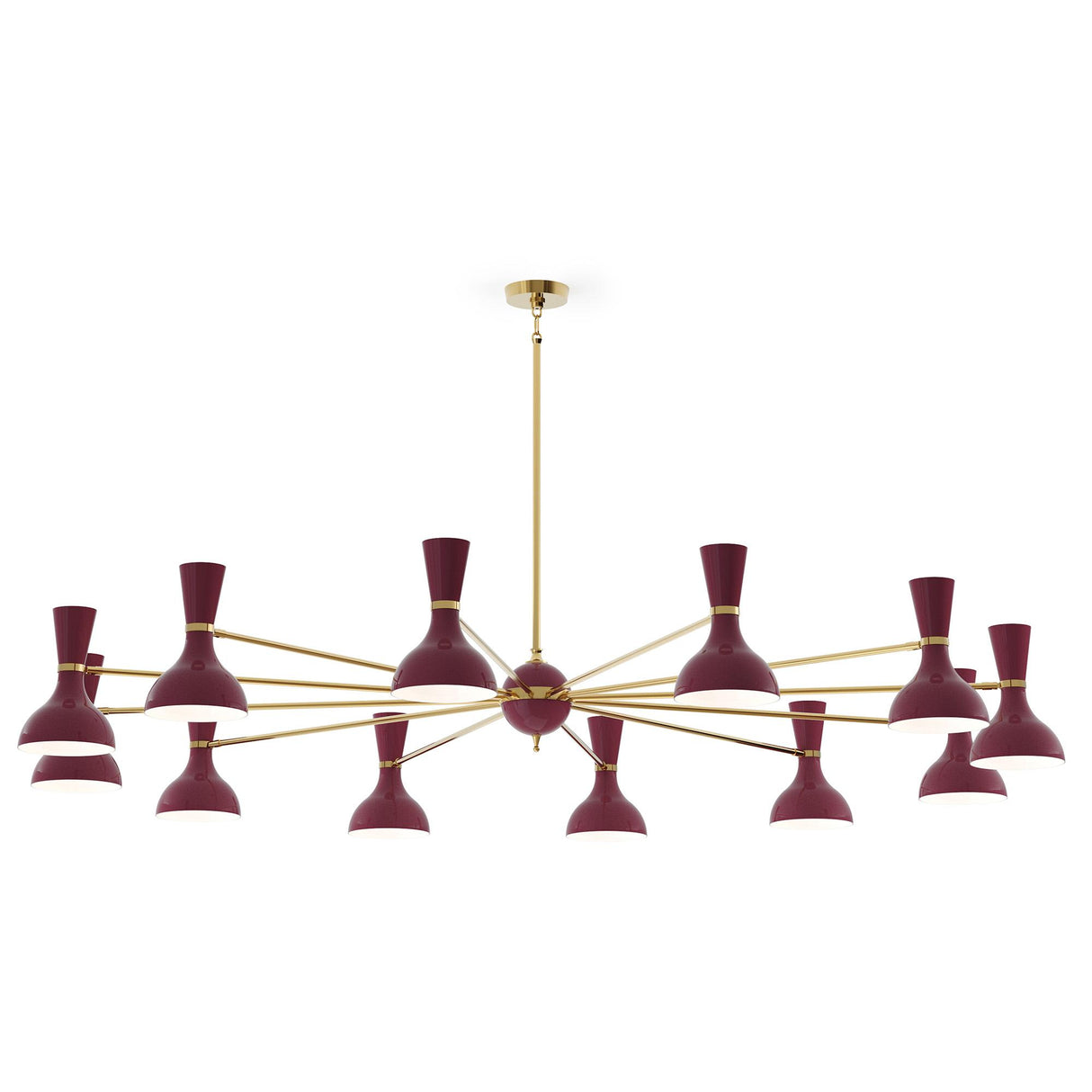 Robert Abbey (SM12SM) 76" x 10.19"-0" CLARE CHANDELIER