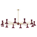 Robert Abbey (SM12SM) 76" x 10.19"-0" CLARE CHANDELIER