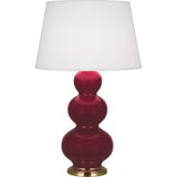 Robert Abbey (SM40X) 10" x 32.75"-0" TRIPLE GOURD TABLE LAMP
