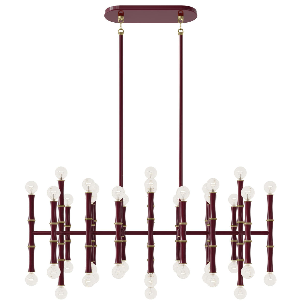 Robert Abbey (SM77) 38.25" x 16.38" KANE CHANDELIER